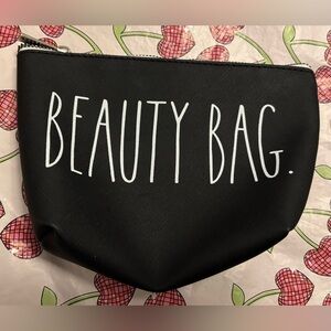 Rae Dunn Black and White Small Beauty Bag Cosmetic Travel Bag